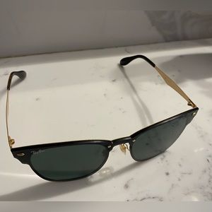 Ray Ban Blaze Club Master Polished Gold Rb3575-n